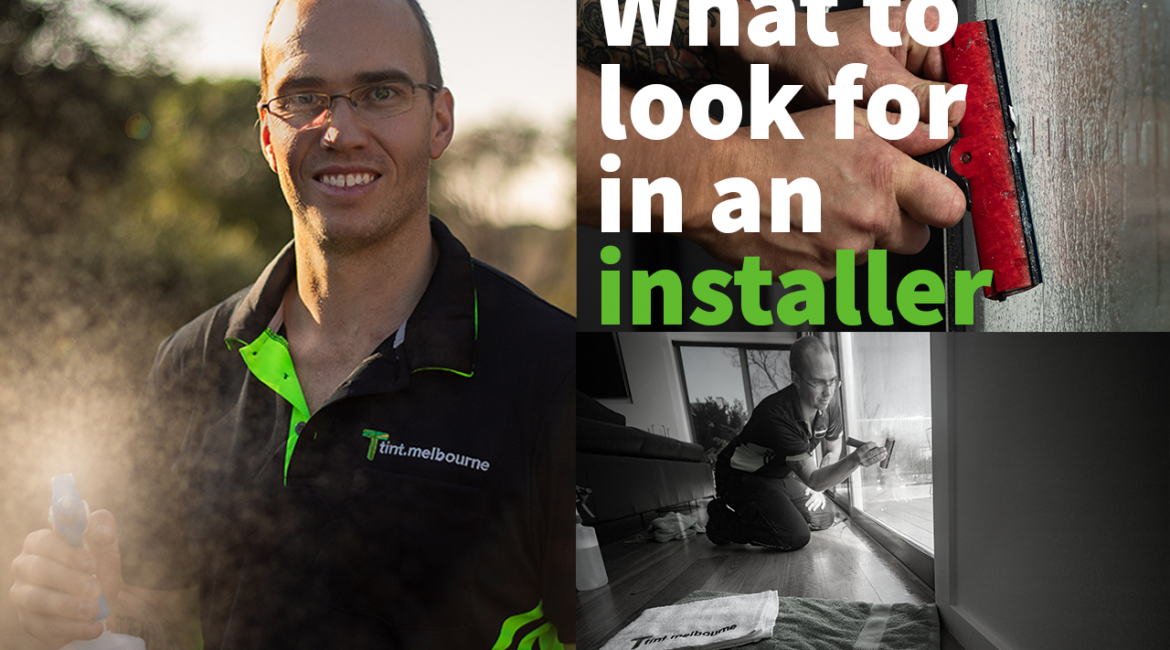 windows tinting installer